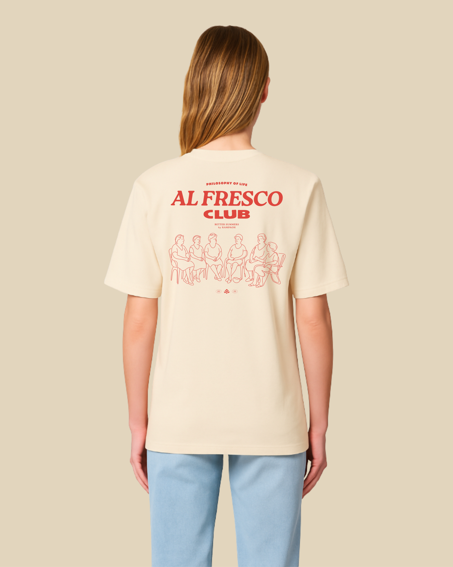 Camiseta Kampaoh AL FRESCO Unisex manga corta