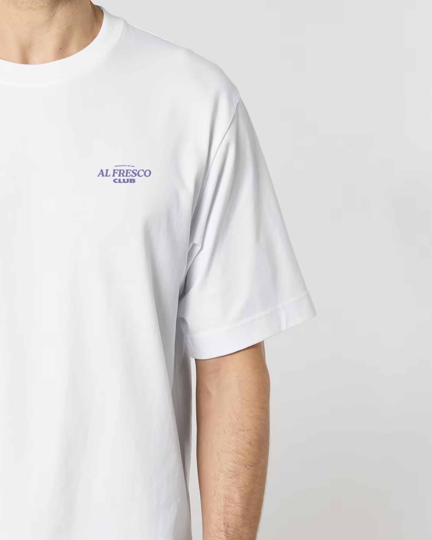 Camiseta Kampaoh AL FRESCO Blanca Unisex manga corta